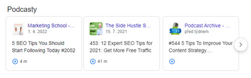 Rich snippets - Podcast